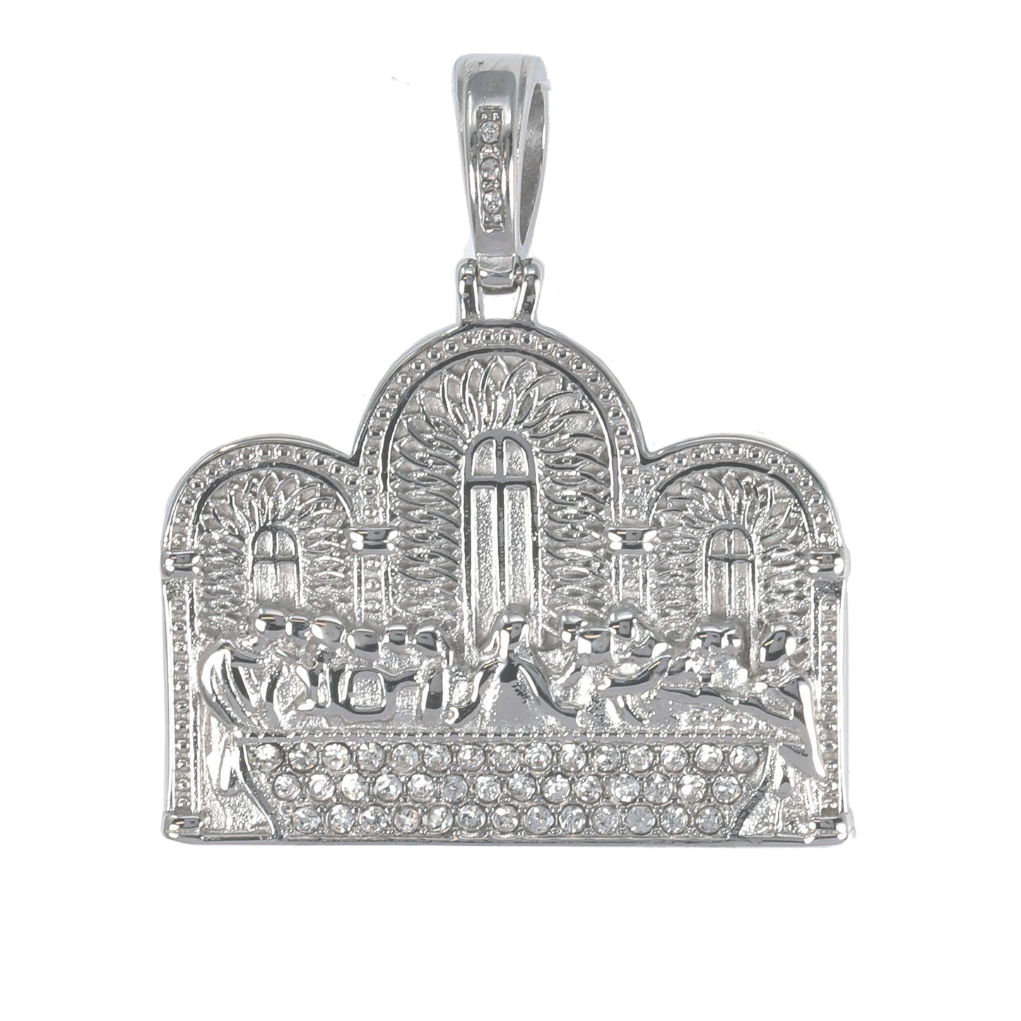 Iced Out Last Supper Pendant - SP-4045**