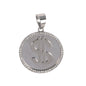 Iced Out Coin Pendant - SP-4047**