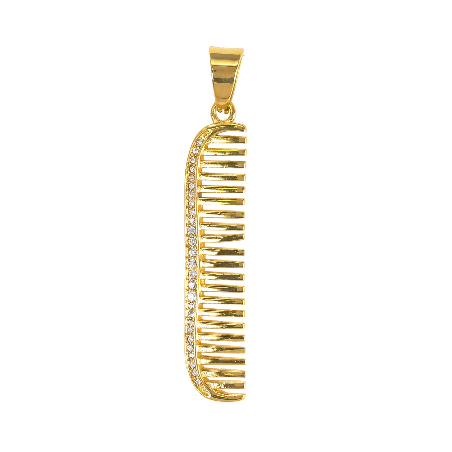 Iced Out Comb Pendant - SP-4054**