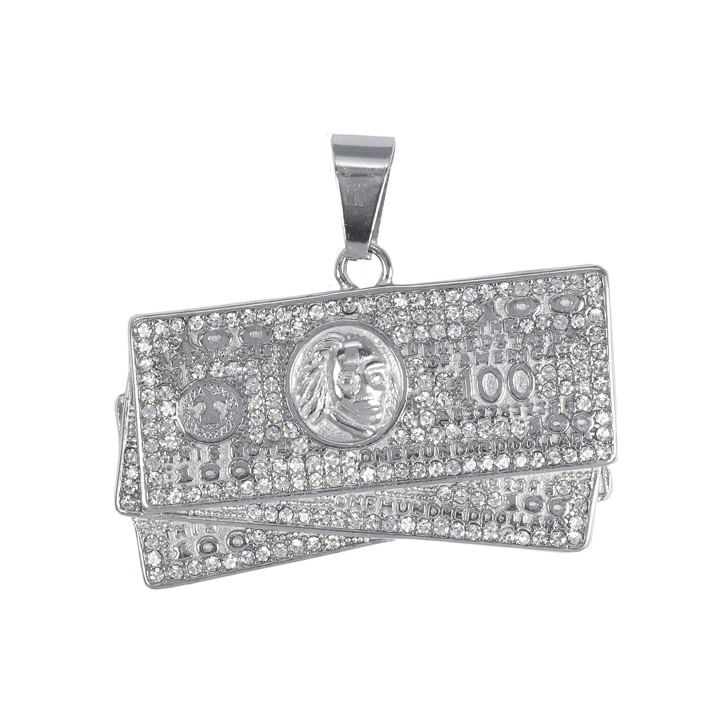 Iced Out Money Pendant - SP-4055**