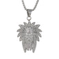 Iced Out Chief Pendant - SP-4057**