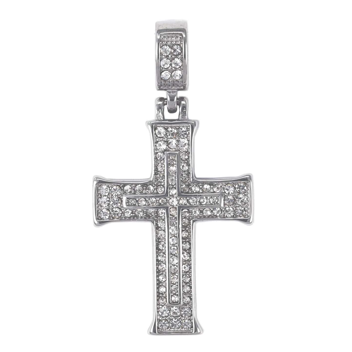 Iced Out Cross Pendant - SP-4059**