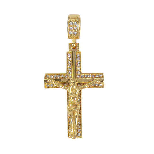 Iced Out Cruficix Pendant - SP-4061**