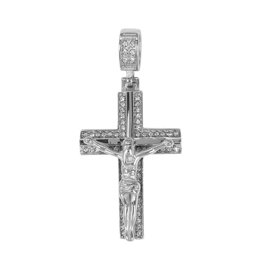 Iced Out Cruficix Pendant - SP-4061**