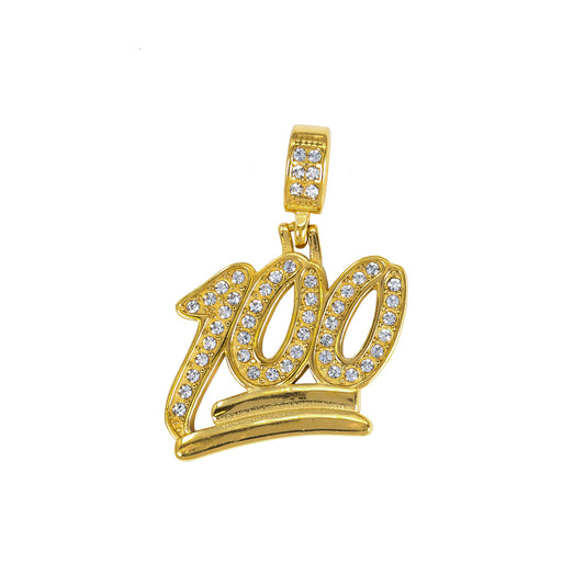 Iced Out 100 Pendant - SP-4064