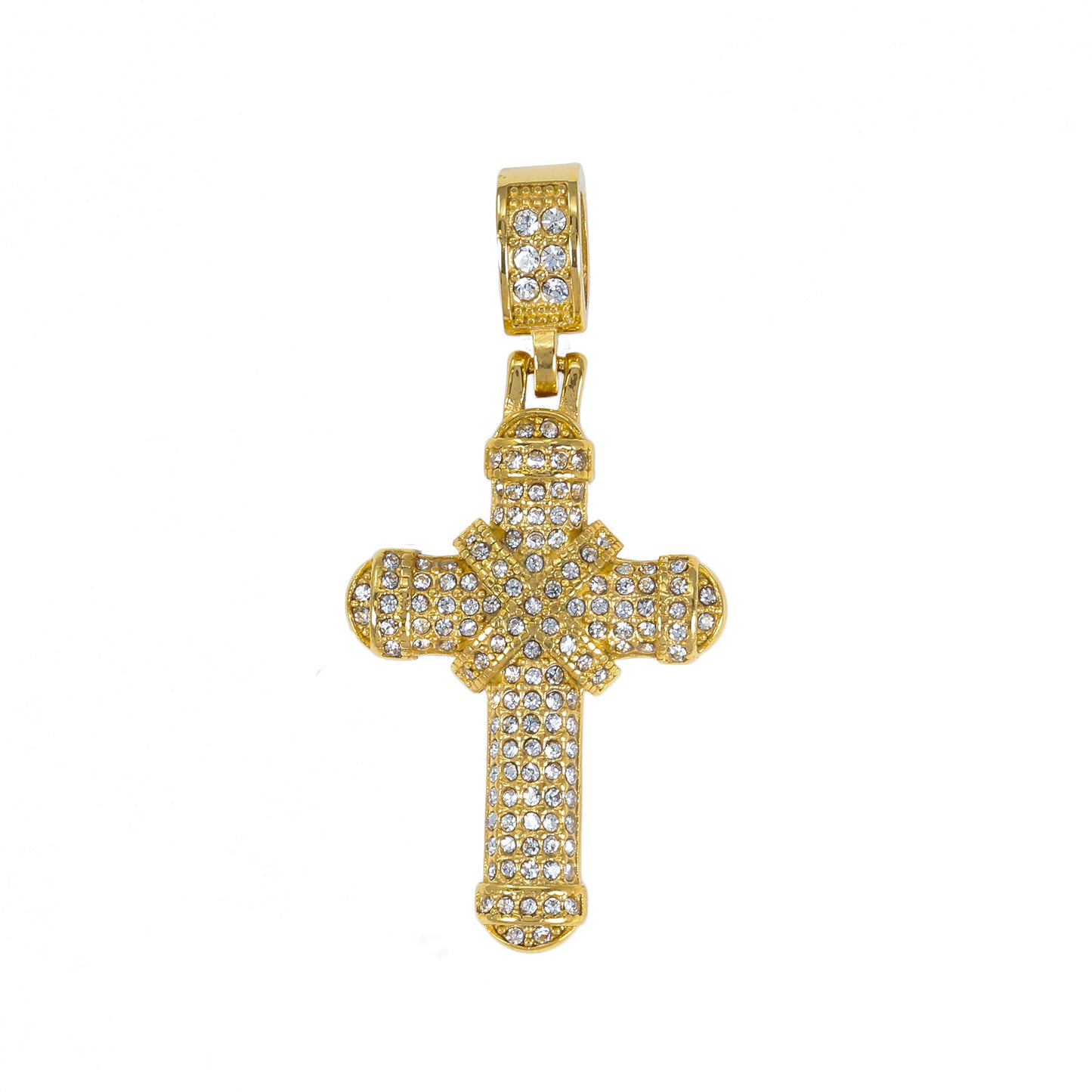 Iced Out Cross Pendant - SP-4066