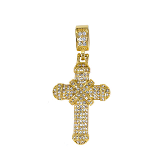 Iced Out Cross Pendant - SP-4066