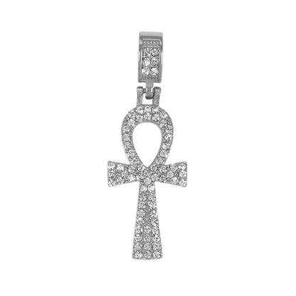 Iced Out Ankh Cross Pendant - SP-4068**