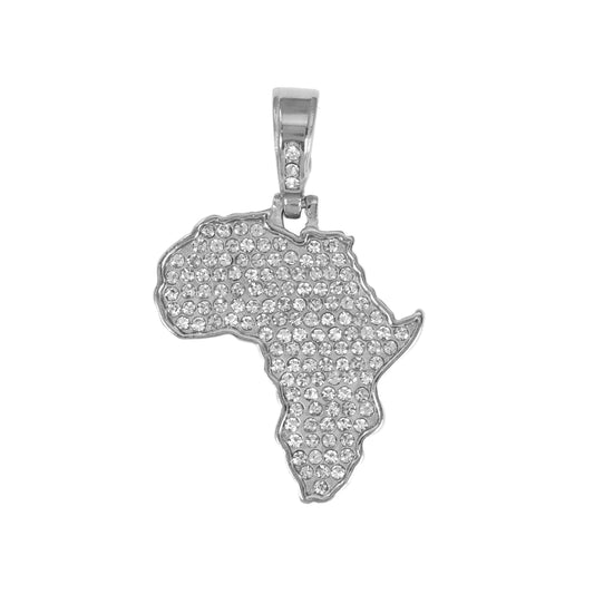 Iced Out Africa Pendant - SP-4069