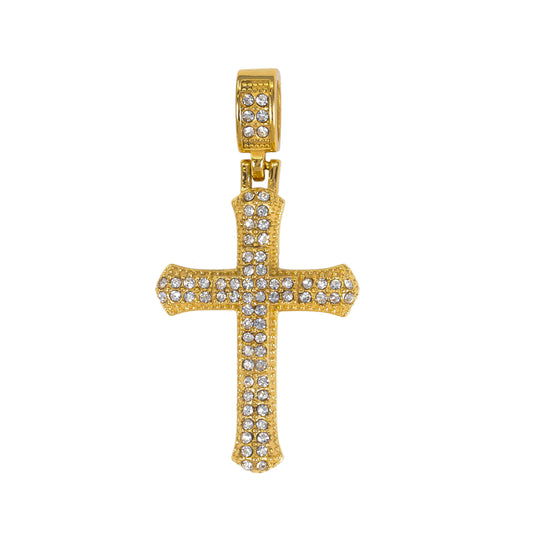 Iced Out Cross Pendant - SP-4071