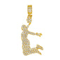Iced Out Dunkman Pendant - SP-4076