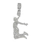 Iced Out Dunkman Pendant - SP-4076
