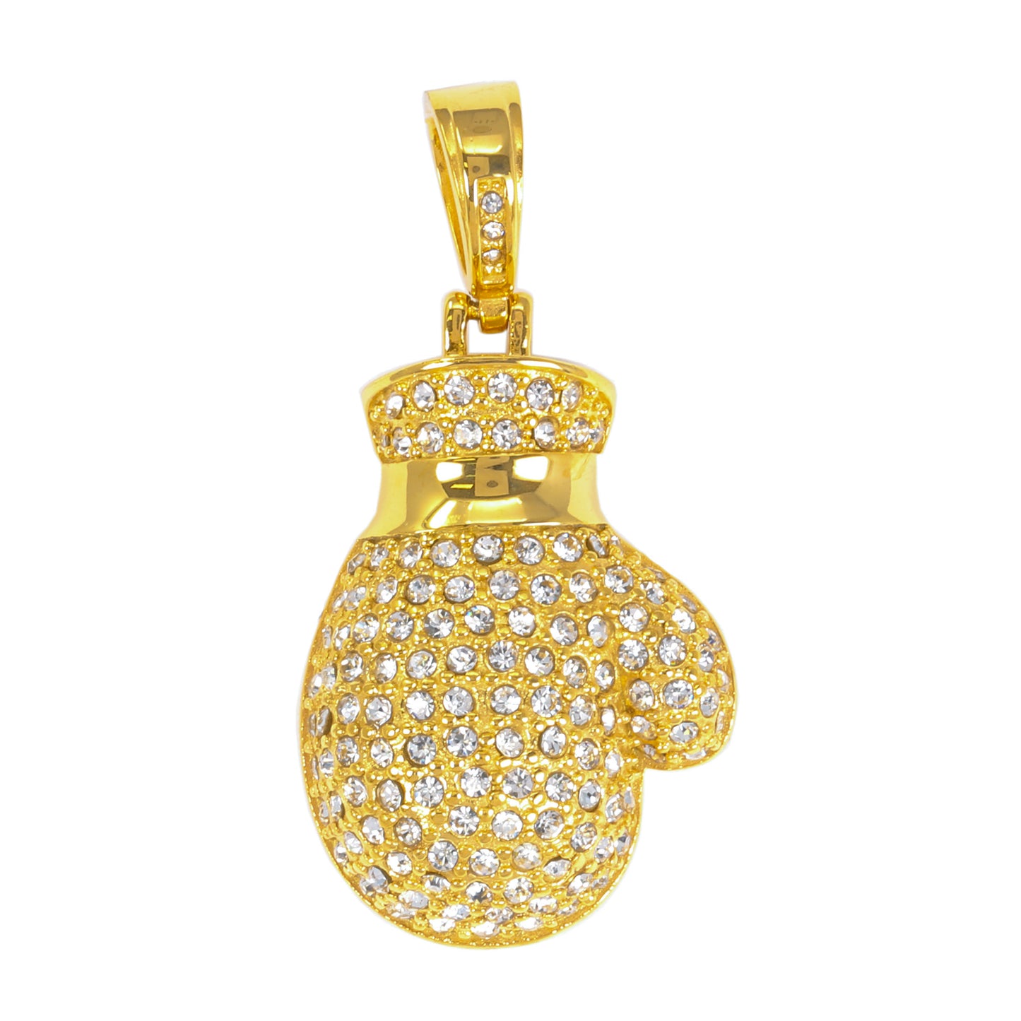 Iced Out Boxing Gloves Pendant - SP-4077