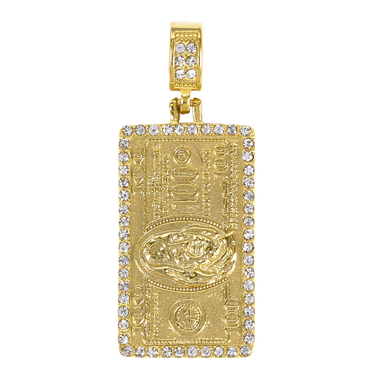 Iced Out Money Pendant - SP-4078**