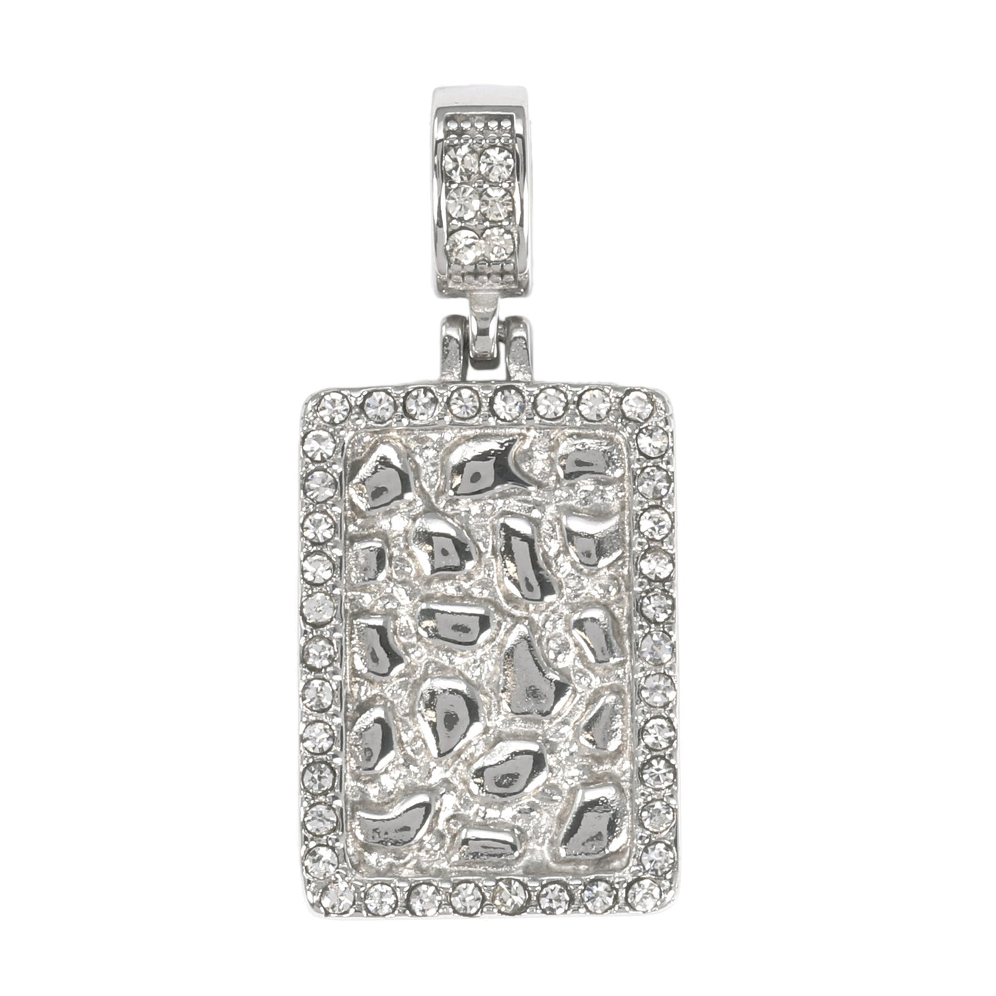 Iced Out Tag Pendant - SP-4080**