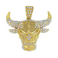 Iced Out Bull Pendant - SP-4082**