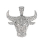 Iced Out Bull Pendant - SP-4082**