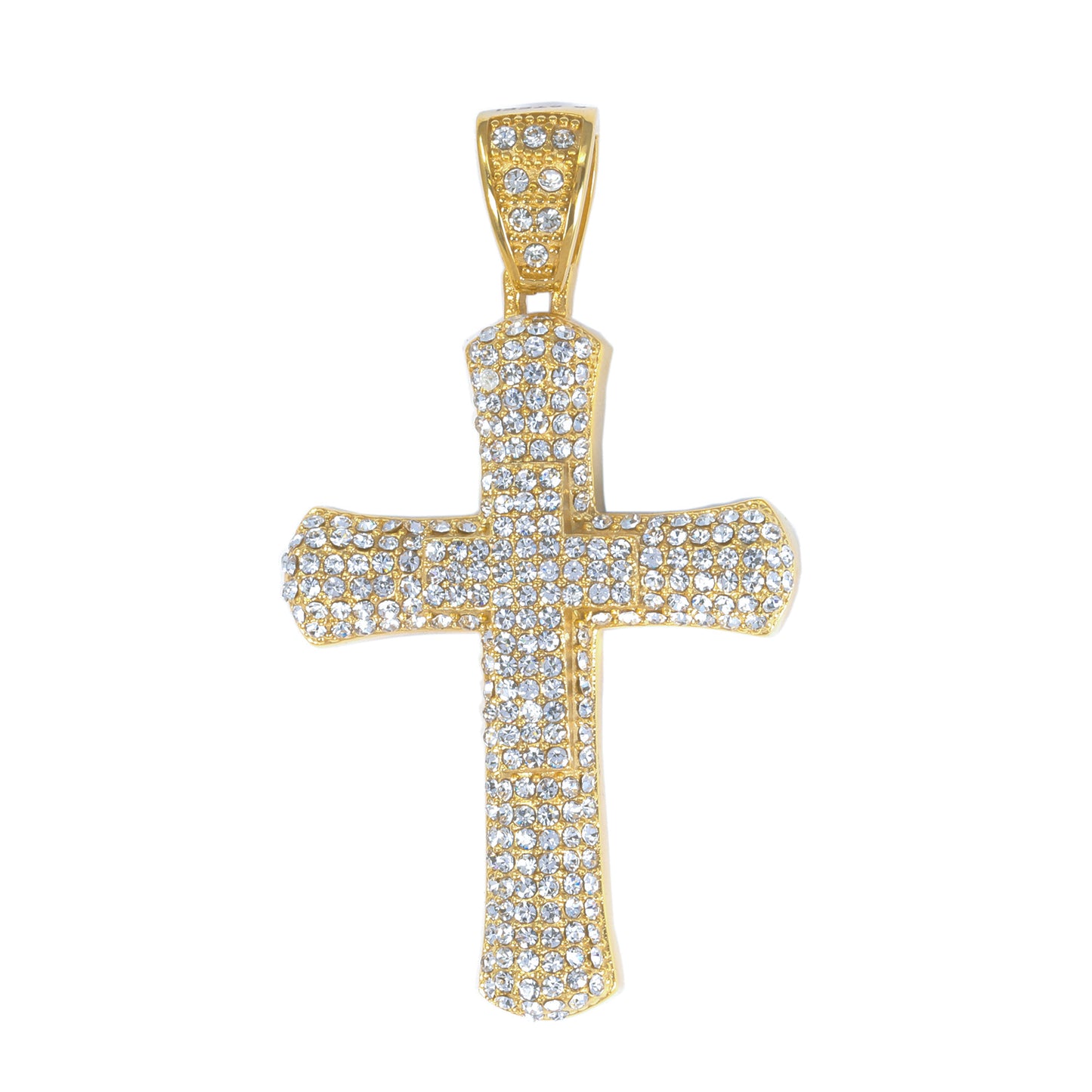 Iced Out Cross Pendant - SP-4085