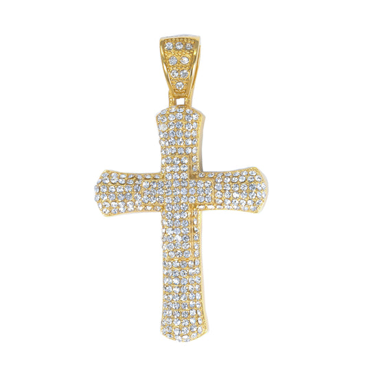 Iced Out Cross Pendant - SP-4085