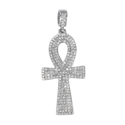 Iced Out Ankh Cross Pendant - SP-4087**