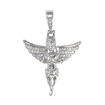 Iced Out Angel Pendant - SP-4088