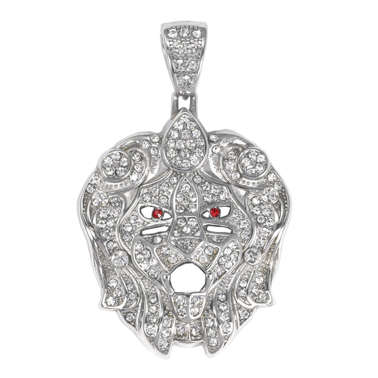 Iced Out Lion Pendant - SP-4090