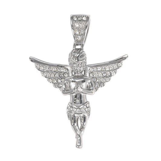 Iced Out Angel Pendant - SP-4093**