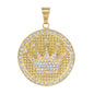 Iced Out Crown Pendant - SP-4103