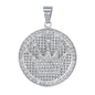 Iced Out Crown Pendant - SP-4103