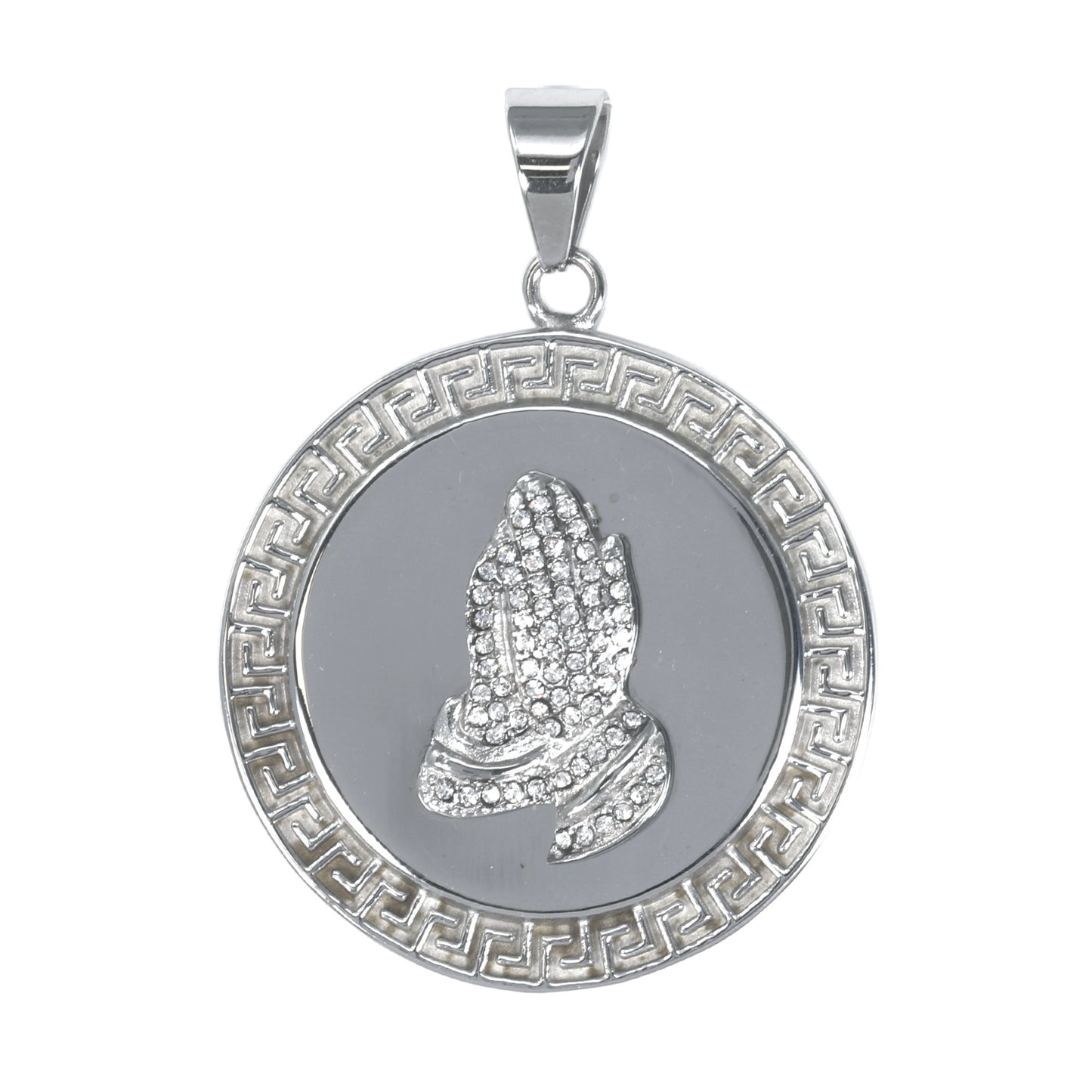 Iced Out Praying Hands Pendant - SP-4107**