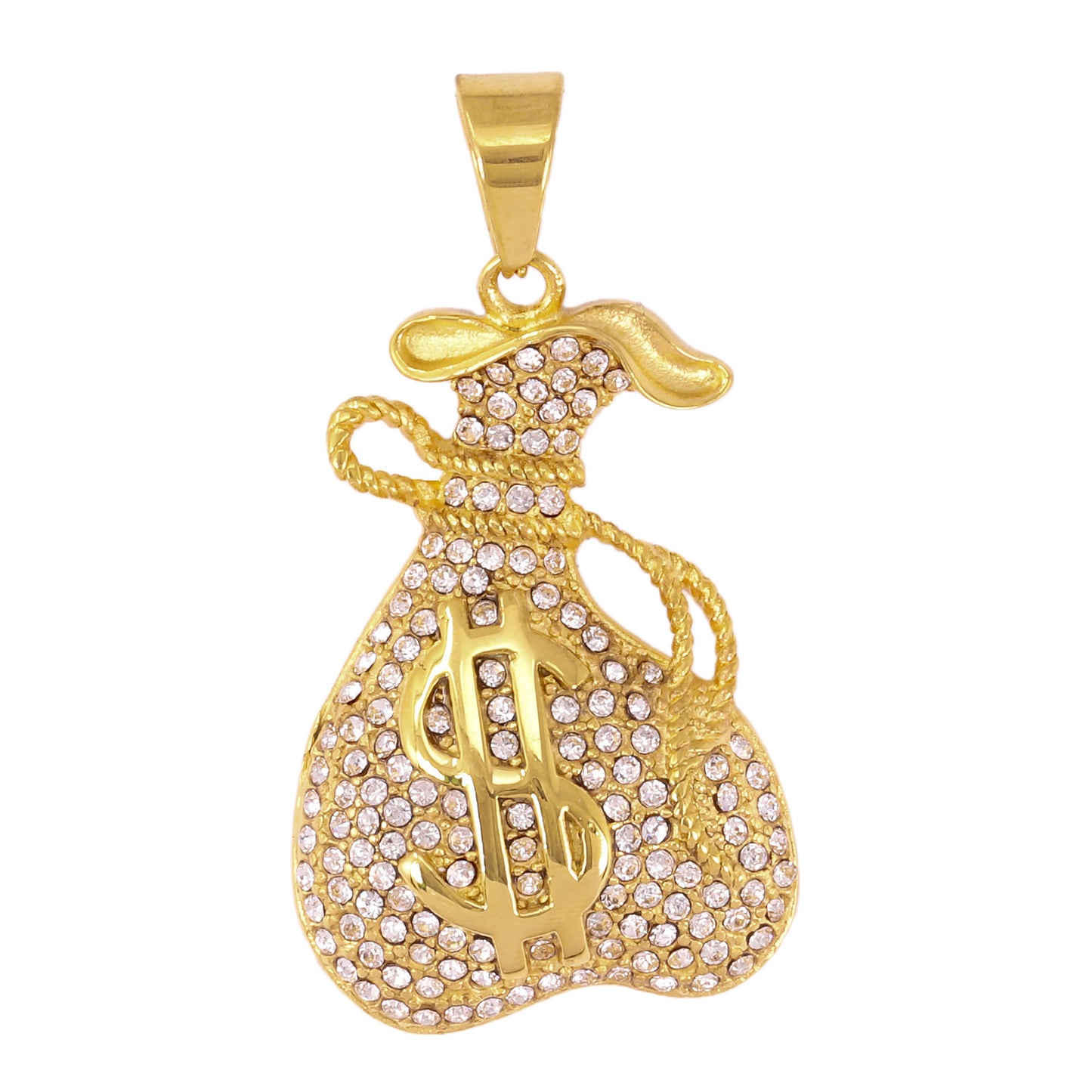 Iced Out Money Pendant - SP-4108**