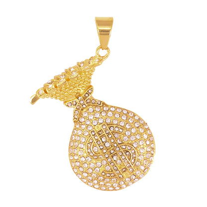 Iced Out Money Pendant - SP-4110**