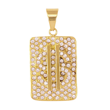Iced Out Money Pendant - SP-4111**