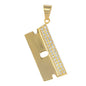 Iced Out Blade Pendant - SP-4112