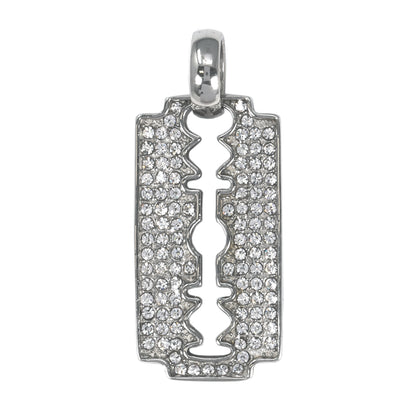 Iced Out Blade Pendant - SP-4117**