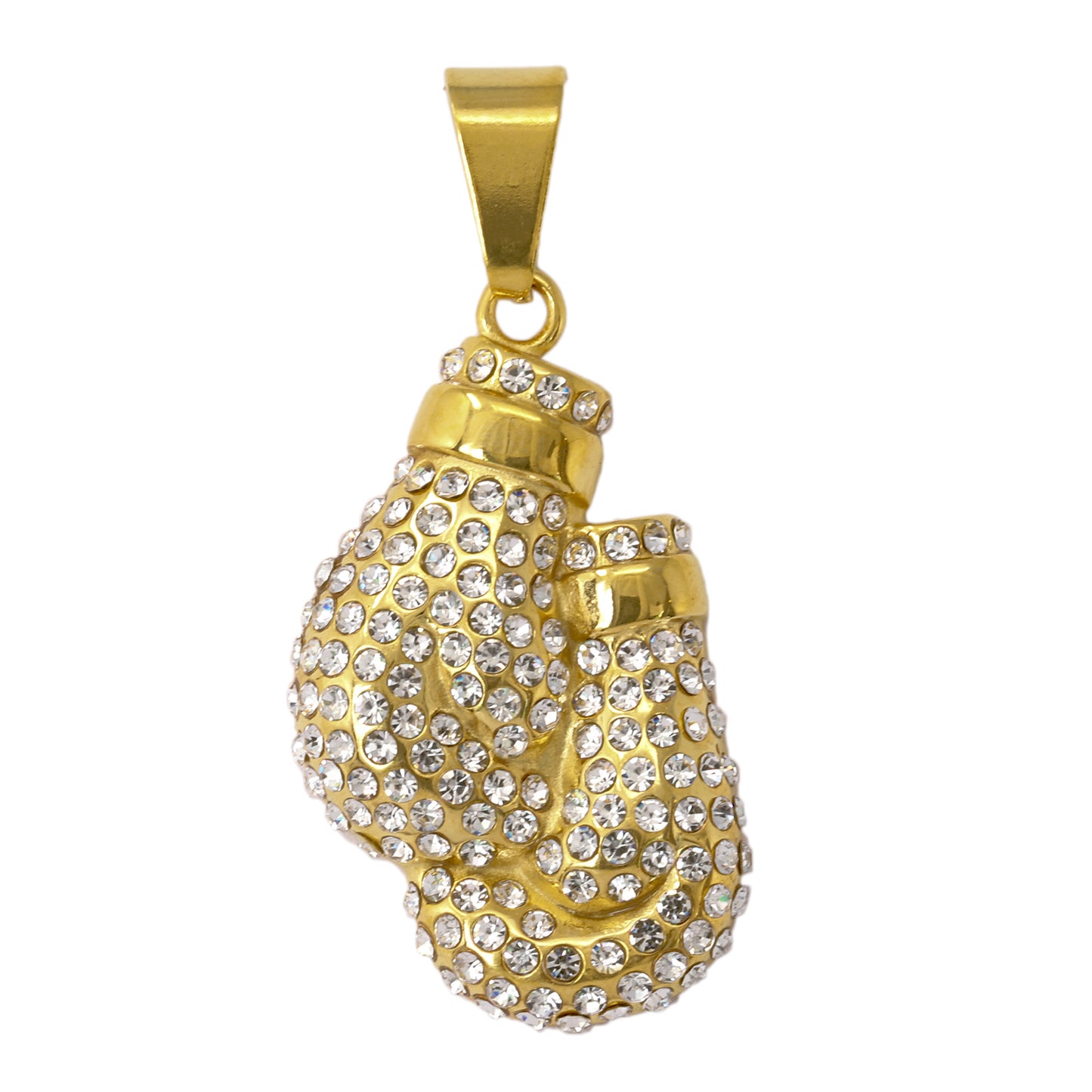 Iced Out Boxing Gloves Pendant - SP-4121**