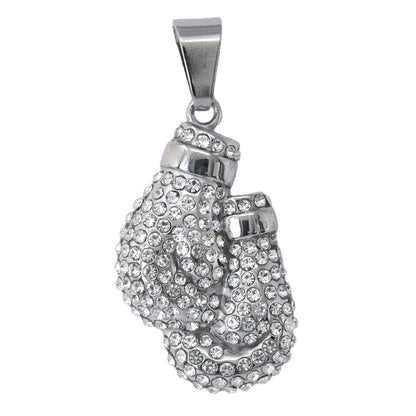 Iced Out Boxing Gloves Pendant - SP-4121**