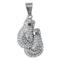Iced Out Boxing Gloves Pendant - SP-4121**