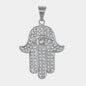 Iced Out Hamsa Pendant - SP-4125