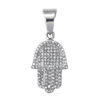 Iced Out Hamsa Pendant - SP-4127