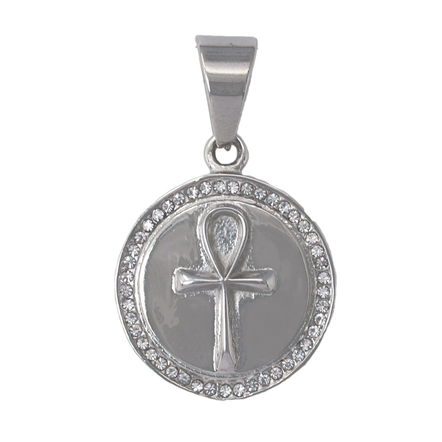 Iced Out Ankh Cross Pendant - SP-4129**