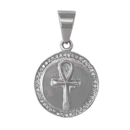 Iced Out Ankh Cross Pendant - SP-4129**