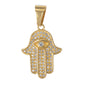 Iced Out Hamsa Pendant - SP-4130