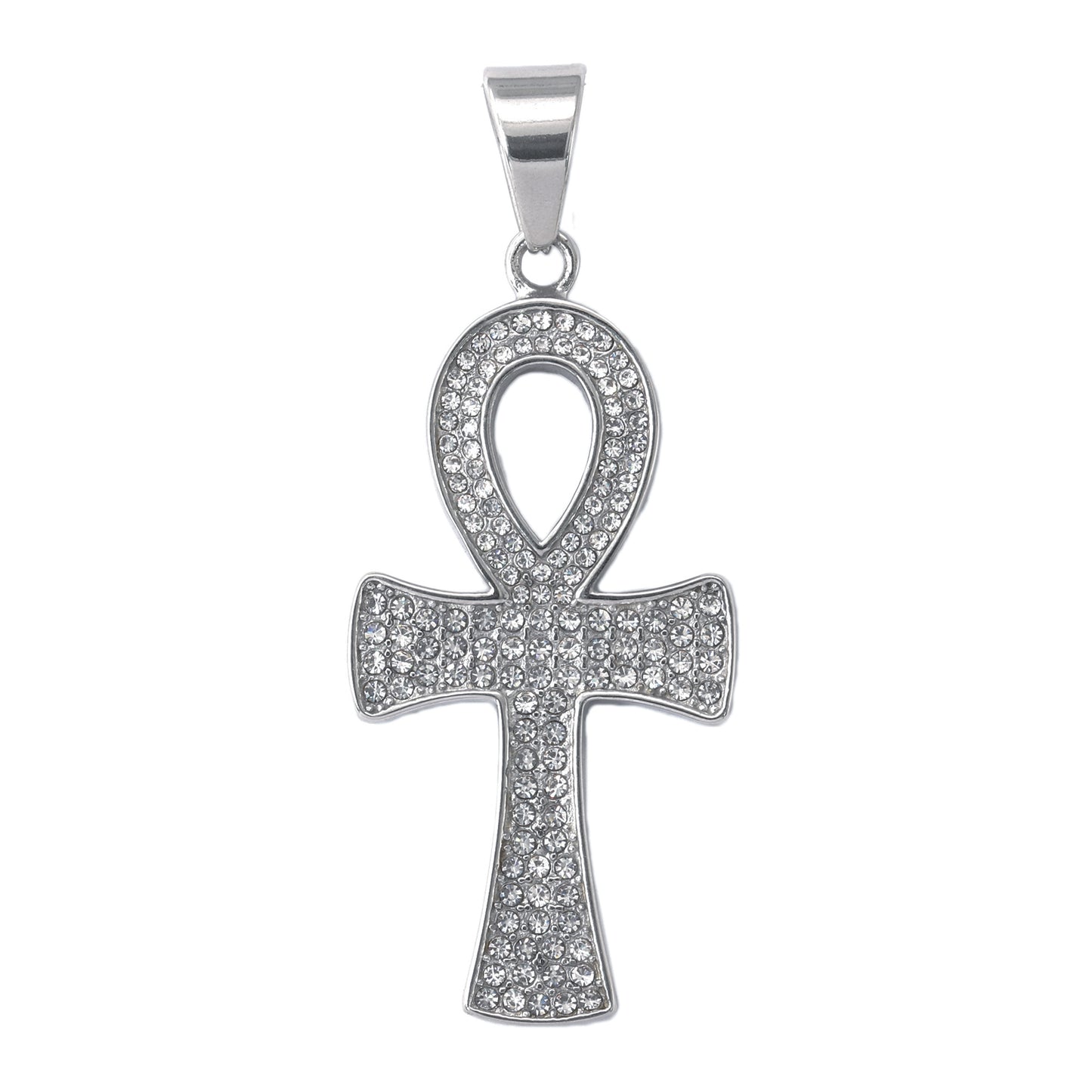 Iced Out Ankh Cross Pendant - SP-4132**