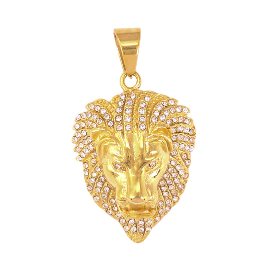 Iced Out Lion Pendant - SP-4137
