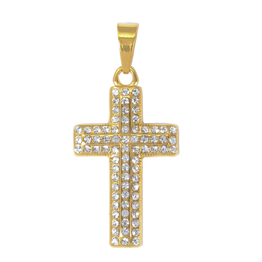 Iced Out Cross Pendant - SP-4143