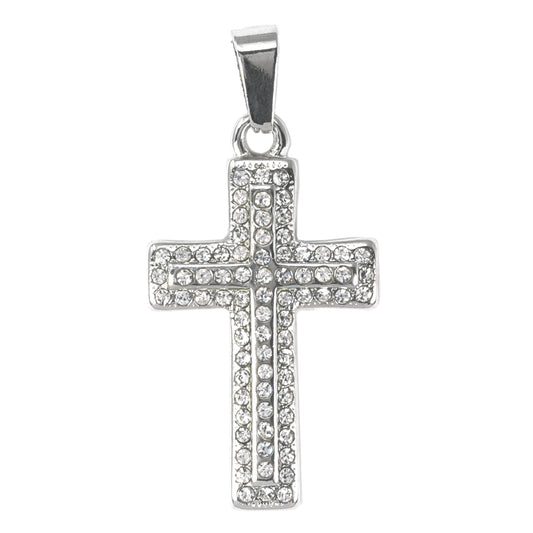 Iced Out Cross Pendant - SP-4143