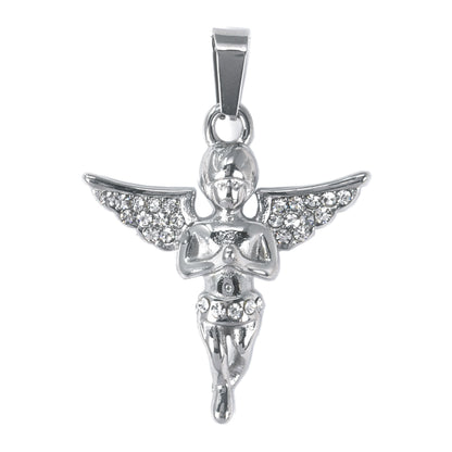 Iced Out Angel Pendant - SP-4148