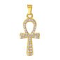 Iced Out Ankh Cross Pendant - SP-4151