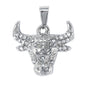 Iced Out Bull Pendant - SP-4155